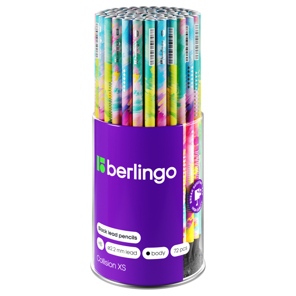 Карандаш ч/гр. BERLINGO "Collision XS" HB (BP00S19)