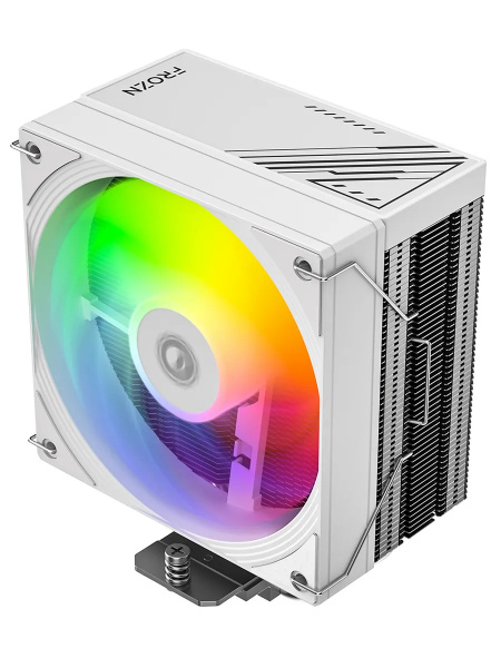 Кулер S115х/1200/1700/1851/AMx ID-Cooling FROZN A410 SE ARGB WHITE (180W/120mm/300-2000rpm/ARGB/4 тепл.трубки,белый)