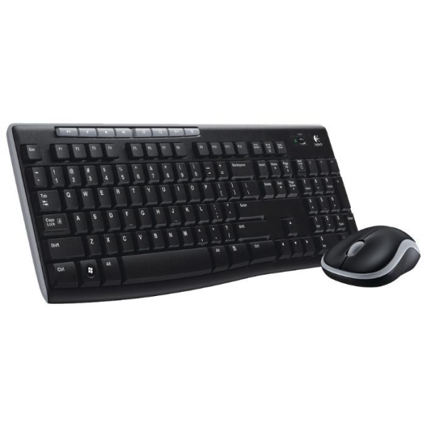 Беспроводной комплект Logitech MK270 (920-004518/920-004509) радиус действия до 10м, Black 