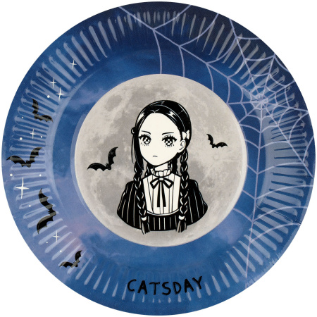 Бумажные тарелки "Catsday" MESHU 6шт. (MS_55435)