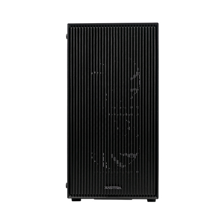 Корпус mATX Б_БП XASTRA  A307M 3BK Black (USB3.0,Audio,TG,черный,Mesh,3х120мм PWM FC black fans,CPU Cooler до 157мм, VGA до 275мм)[A307M-3FC12BK]