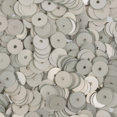 Пайетки "Zlatka" россыпью ZF-26 6 мм 10 г №002 серебристый