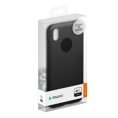 Накладка для Huawei Y5 (2019) Deppa Gel Color Case черная (87149)