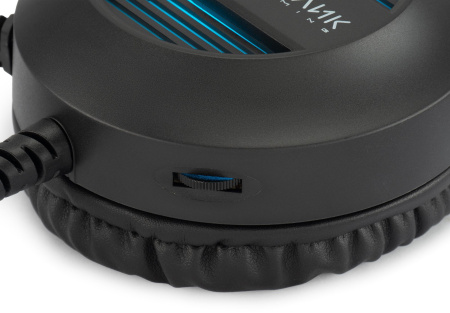 Игровая гарнитура Оклик HS-L300G полноразмерные, кабель 2.2м, Black