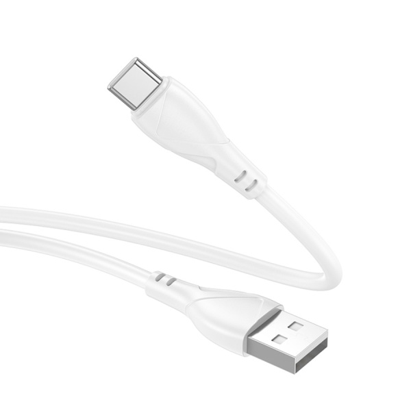 Кабель USB Type-C (m) - USB(m) BOROFONE BX121, 1м, 3.0A, белый