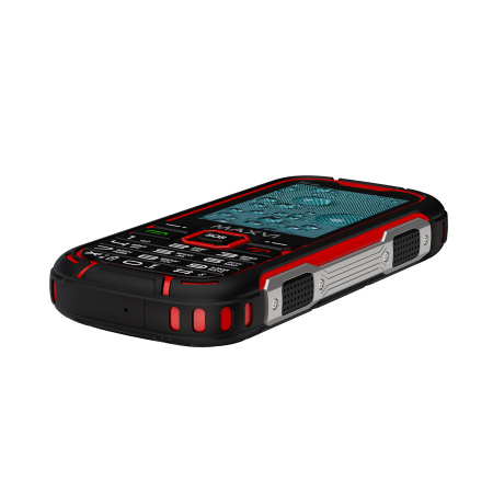 Сотовый Maxvi R2 up Red 2sim/2.8"/320*240/microSD/1.3МП/Bt/4000мАч/моноблок