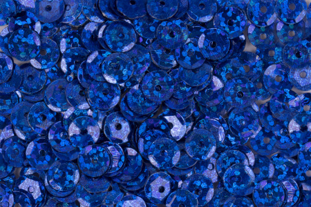 Пайетки "Zlatka" россыпью ZL 6 мм 10 г №01 василёк