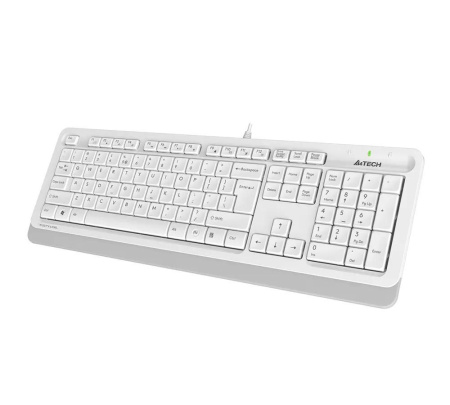 Клавиатура USB A4Tech Fstyler FK10 белый/серый (FK10 White)