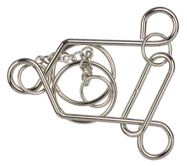 Головоломка металлическая  "DELFBRICK" DLM-36 1 шт "Ракета" 6 элемент.