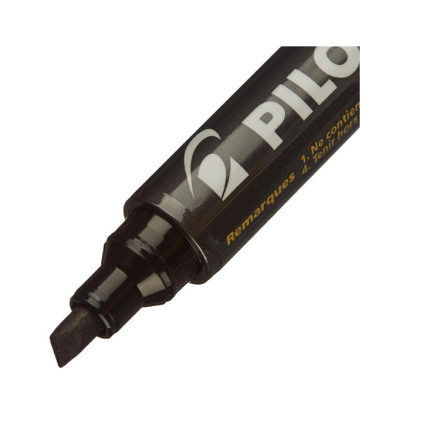 Маркер перманентный PILOT SCA-400-B 1-4мм., скошенный, черный (733553)