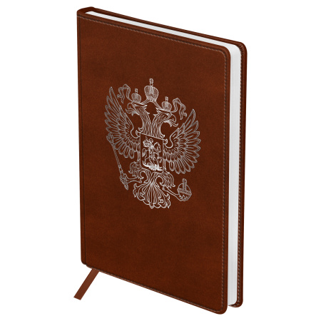 Ежедневник OfficeSpace А5 136л. недат. " Eagle", коричневый ENA5_53157