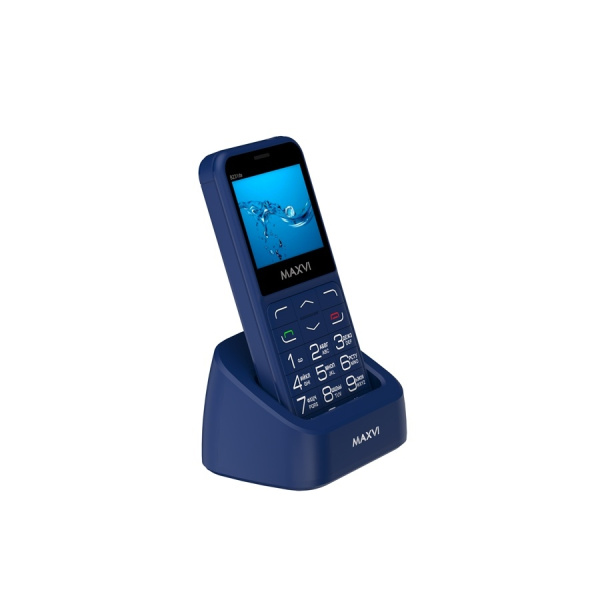 Сотовый Maxvi B231ds Blue 2sim/2.31"/320*240/microSD/0.3МП/Bt/1400мАч/моноблок