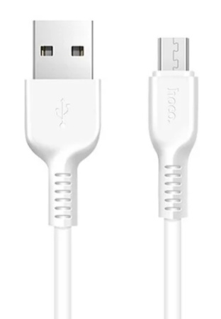Кабель MicroUSB(m) - USB(m) HOCO X20, 1м, 2.4A белый