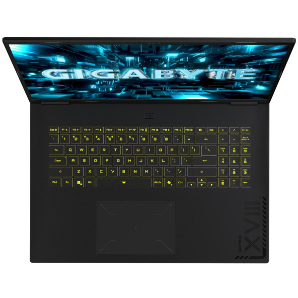 Ноутбук Gigabyte Gaming A18 PRO DYJ Intel Core 7 240H/32Gb (soldered D5)/SSD1Tb/RTX5080 16Gb (115W)/18"/IPS/WQXGA/2560x1600/165Hz/NoOS/RJ-45/Black/2.9kg