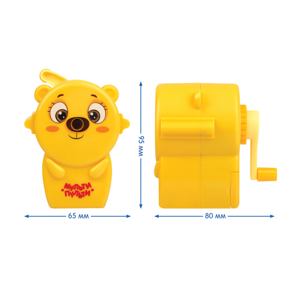 Точилка механическая Мульти-Пульти "Медвежонок" (SR_48487)