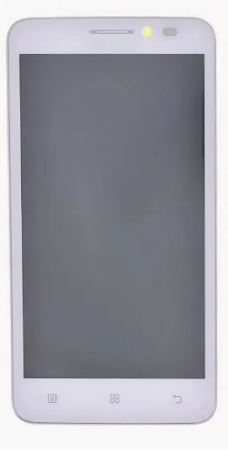 Дисплейный модуль ( дисплей + тачскрин ) Lenovo A606 белый в рамке