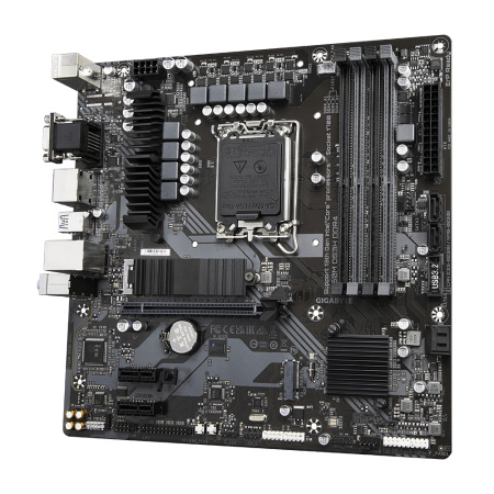 Мат.плата S1700 B760 Gigabyte B760M DS3H DDR4 (mATX,4xDDR4,2M.2,PCI-E16,2PCI-E, 2DP,HDMI,PC5333)