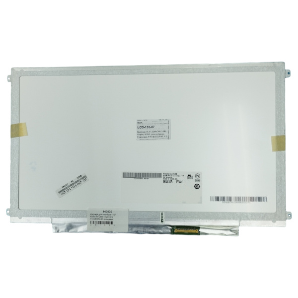 Матрица для ноутбука 13.3" 1366x768 LED 40 pin Slim N133BGE-LB1 глянцевая
