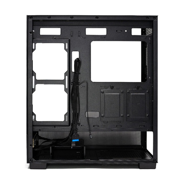 Корпус ATX Б_БП XASTRA Q500-0F Black (USB3.0,Audio,черный,no fans,CPU Cooler до 160мм, VGA до 405мм,"аквариум")[Q500-0F]