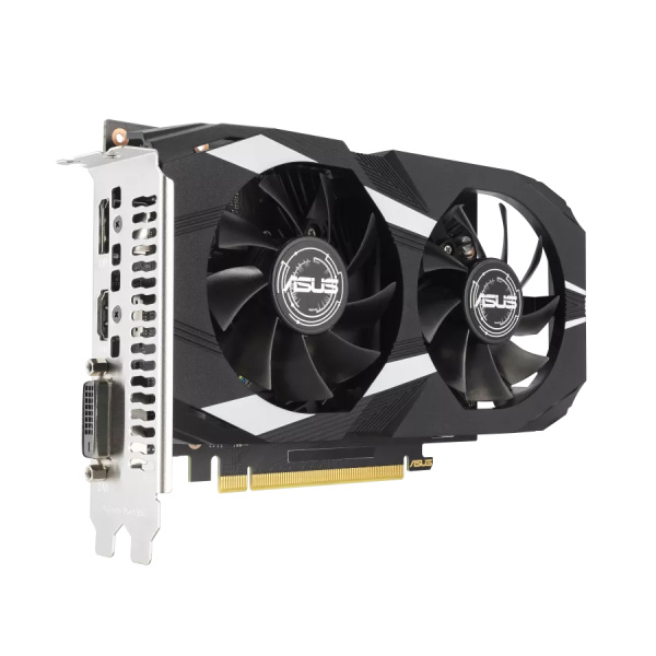 Видеокарта GeForce RTX3050 Asus 6Гб DUAL OC GDDR6,96bit,DVI,HDMI,DP (DUAL-RTX3050-O6G) ret