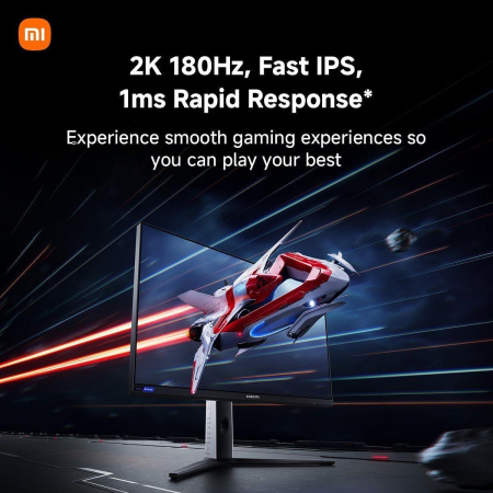 Монитор 27" Xiaomi Mini LED Gaming Monitor G Pro 27i Black-White (Fast IPS, 2560x1440,  HDMI+HDMI+DP+DP, 1 ms, 178°/178°, 600 cd/m, 1000:1, 180Hz) (ELA5585EU)