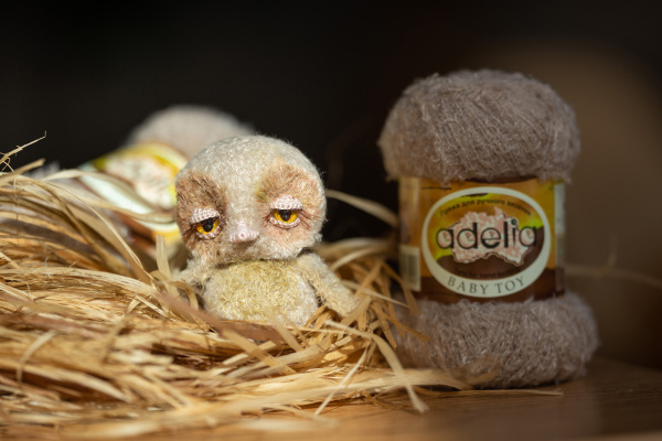 Пряжа ADELIA "BABY TOY" 100% нейлон 1 шт. х 50 г 255 м ± 10 м №01 БЕЛЫЙ