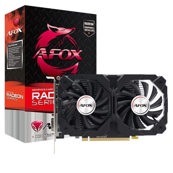 Видеокарта Radeon RX 550 Afox 2Гб GDDR5,128bit,DVI,HDMI,DP (AFRX550-2048D5H2-V4) ret