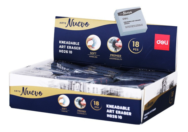 Ластик-клячка Deli 42х42х12мм (EH02610)