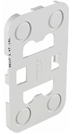 Розетка электрическая накладная, 2местная, 16A, белый, Makel 45117