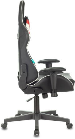 Кресло игровое Zombie Z4 черный/красный эко.кожа крестов. пластик (1366286)