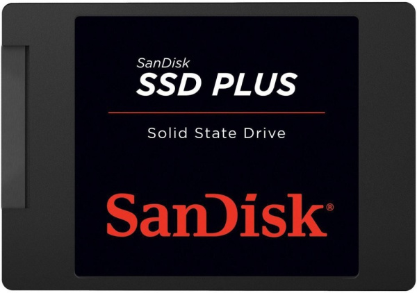 SSD-накопитель 480Гб SanDisk [SDSSDA-480G-G26] (Silicon Motion SM2256S,TLC,535/445 Мб/с)