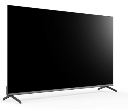 Телевизор LED Hyundai 55" H-LED55BU7006 Android TV Frameless Metal черный 4K Ultra HD 60Hz DVB-T DVB-T2 DVB-C DVB-S DVB-S2 USB WiFi Smart TV
