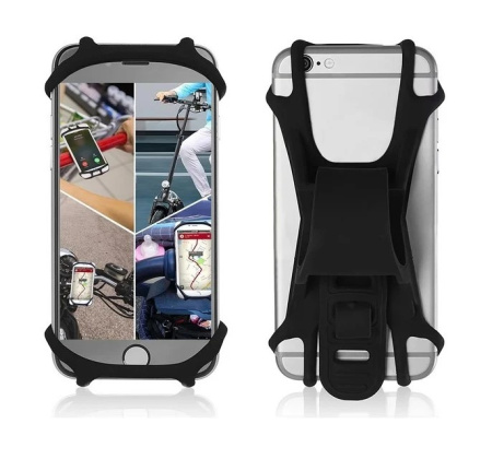 Держатель Krutoff универсальный резиновый для устр-в 11,5-17,5 см, на руль