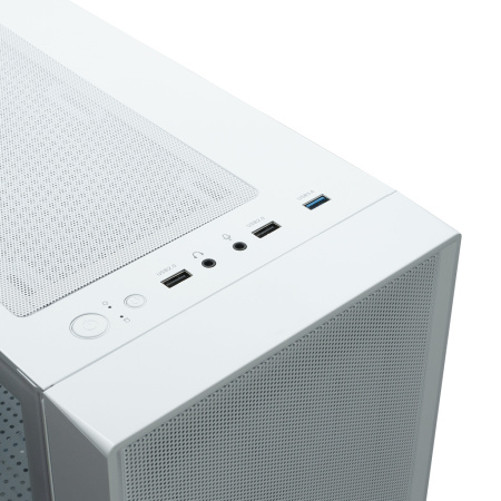 Корпус mATX Б_БП XASTRA A305M 3FRGB White (USB3.0,Audio,TG,белый,Mesh,2х140мм+1х120мм FRGB,CPU Cooler до 160мм, VGA до 285мм)[A305M-2FC14F-1FC12F-D-WH