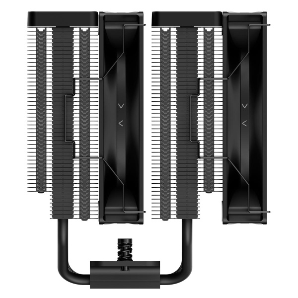 Кулер для процессора/ CPU Cooler Ocypus Delta A62 BK ARGB (260W, 4-pin PWM, 156mm, Al/Cu, 6x6mm, ARGB, 2x120mm, 73CFM, 29dBA, 2000RPM, S: 1851/1700/1200/115X, AM5/AM4, black)