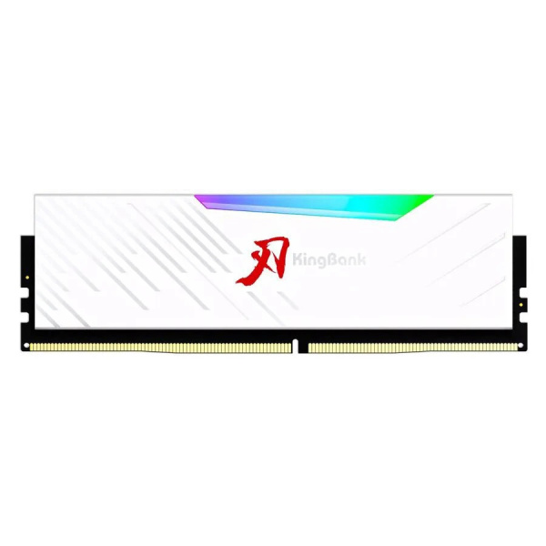 Модуль памяти DIMM DDR5 48Гб 8400МГц Kingbank White RGB [K5.01.FLM5NM9502] CL38 (радиатор)(2x24Гб) чипы Hynix M-die