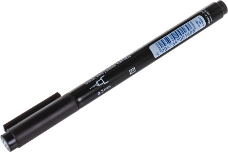 Маркер перманентный EDDING 0.3 мм., для гладкой поверхности, черный (E-140/1)