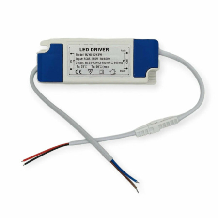 Драйвер светодиодный (LED)  450мА, 25..42в, 18вт, IP20, 100*38*24мм, HJY8-12X3W