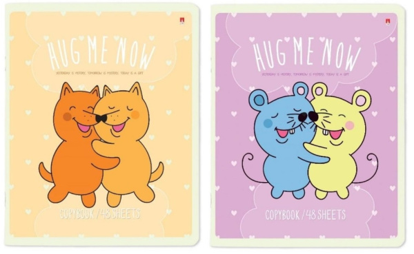 Тетрадь 48л. кл. "Обнимашки" Альт (7-48-1136)