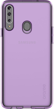 Накладка для Samsung Galaxy A20s Araree GP-FPA207KDAER фиолетовая