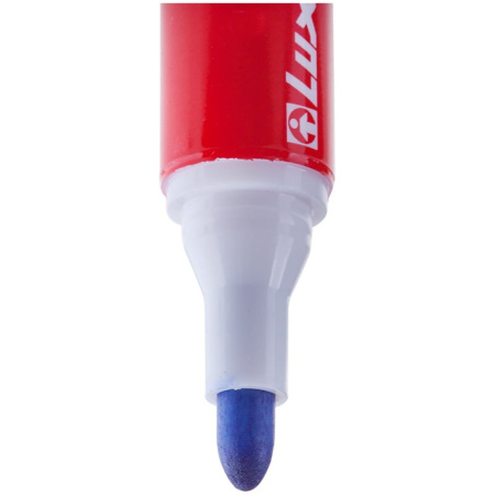 Маркер для доски LUXOR "750" синий, пулевидный, 1-3мм (3382)