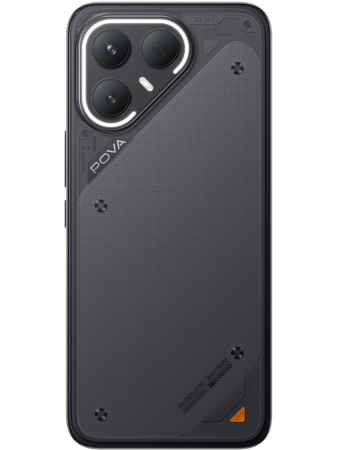 Смартфон Tecno POVA 7 Pro 5G 12Гб 256Гб Geek Black 6.78", OLED, 2720*1224, 4*2+4*2.5ГГц, 64+8Мп, 13Мп, 5G, 6000мАч, And 15
