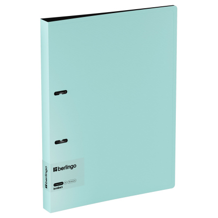 Папка 2 кольца BERLINGO "Instinct", 35мм, 700мкм, аквамарин (RB4_2D510)