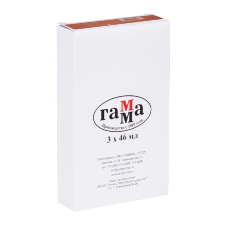 Краска масляная Гамма "Студия", 46мл, туба, английская красная (0.00.А046.207)