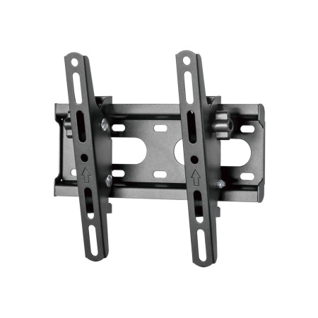 Кронштейн ITECHmount PLT-220 черный настенный,для тв,23-43",до 45кг,от стены 53мм,с функцией наклона ＋12°～-12°,VESA: 5x75, 100x100, 100x150,150x100, 1