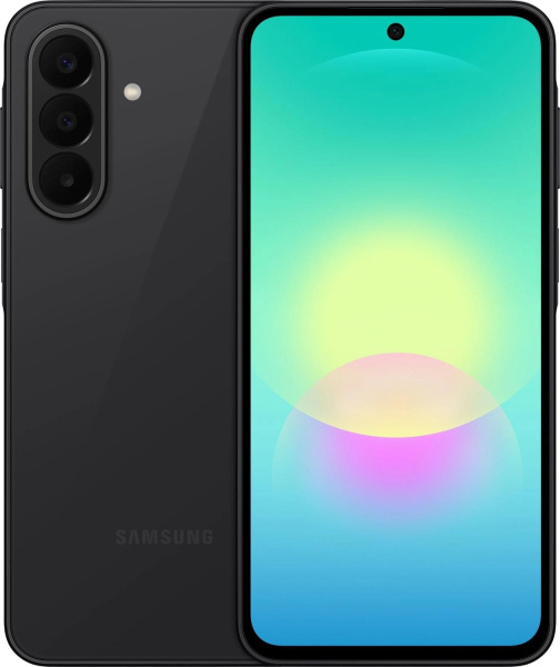 Смартфон Samsung SM-A276B Galaxy A27 5G 128Gb 6Gb черный моноблок 3G 4G 2Sim 6.7" 1080x2340 Android 16 50Mpix 802.11 a/b/g/n/ac NFC GPS GSM900/1800 GSM1900 Protect microSD max2048Gb