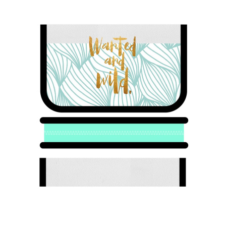 Пенал 1 отделение ПЧЕЛКА "Blue Mood" ПО-04