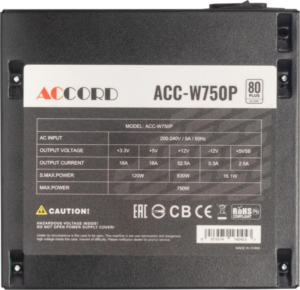 Блок питания ACCORD Accord ATX 750W