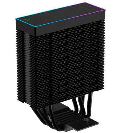 Кулер S115х/1200/1700/1851/AMx XASTRA AR400 FRGB BK (220W/120mm/800-1800rpm/FRGB//top cover with FRGB led/4 тепл.трубки)[AR400-BKSFPX-GL]