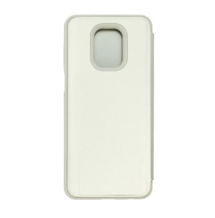 Чехол-книжка для Xiaomi Redmi Note 9S/Pro Zibelino Clear View Серебристый (ZCV-XIA-N9S-GRY)